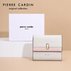 Pierre Cardin Women's Wallet Cowhide Short Card Holder Women's Coin Purse Gift Box Valentine's Day Gift for Wife