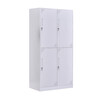 Zhenyuan ZY-GYGC-15 disassembly locker narrow side storage cabinet pure white four doors 900*500*1850mm steel platform