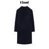 ELAND woolen coat for women American college style lapel collar wool coat EEJWE11R04 light gray 165
