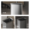 Mayflower stainless steel trash can 13L large household direct throw living room kitchen bathroom bedroom office trash can