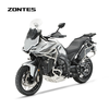 ZONTES 2026 new model 703F 19-inch Brembo caliper three-cylinder water-cooled 699cc ADV motorcycle bright silver (low version)