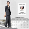 Fanximan old money style gray suit suit women's new casual suit trousers two-piece set high-end gray L