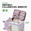 Bremen suitcase women's trolley case boarding suitcase men's password large capacity side opening third generation 24 inches purple