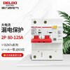 Delixi Electric leakage protector high current household leakage protection air leakage protection circuit breaker DZ47LE-125 2P li(C) 125A