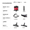 Puppy bucket vacuum cleaner household high-power super suction dry and wet blowing all-in-one multifunctional 15L large capacity vacuum cleaner D-809 industrial vacuum cleaner
