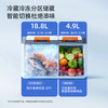 JiKrypton Car Refrigerator Mini Refrigerator Dual Temperature Zoned Refrigeration and Freezing Long-term Insulation Large Capacity 23.7L 9X