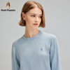 Hush Puppies Women's Classic Round Neck Stretch Long Sleeve Sweater