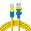 Suitable for Huawei fast charging typec data cable cartoon cute overalls Huawei p70/mate60/nova11 glory mobile phone tablet notebook fast charging cable car durable yellow 2 meters