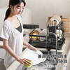 Home Easy Kitchen Multifunctional Storage Rack Dish Rack Draining Dishes Storage Box Chopstick Tube Storage Kitchen Utensils Collection
