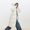 ONLY2025 Winter New 90 White Goose Down Detachable Fox Big Fur Collar Down Jacket Women|125412004 A06 Swire White XS