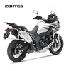 ZONTES 2026 new model 703F 19-inch Brembo caliper three-cylinder water-cooled 699cc ADV motorcycle bright silver (low version)