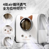 Guangdola Cat Bag Outing Portable Bag Large Capacity Autumn and Winter School Bag Cat Space Capsule Pet High-Looking Breathable Backpack