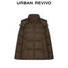 UR2025 new winter women's temperament retro hooded quilted pocket down jacket UWM150042