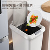 Trash can foot-operated household large-capacity 2025 new toilet bathroom bedroom kitchen living room with lid large Big Mac 30L double-open foot-operated trash can