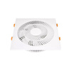 Hangzhou Samsung 7cm Kitchen Cooler Embedded Dressing Room Integrated Ceiling Air Cooling Fan 7丨30x30cm丨Direct Blowing + 16w Lighting丨Three Gears丨Touch Screen Snap Spring丨Suspended Ceiling Universal Style