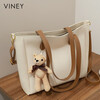Viney cowhide bag women's bag large capacity tote bag light luxury crossbody shoulder bag birthday New Year's Day gift for girls and girlfriends
