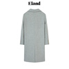ELAND woolen coat for women American college style lapel collar wool coat EEJWE11R04 light gray 165