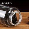 YITELAN inverted leak-proof spiral sealed jar high borosilicate glass storage jar with lid 2 liter tea jar snacks medicinal dry goods storage sealed bottle