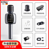 Erilles Berlin Voice Microphone Bluetooth Audio Integrated Wireless Microphone Outdoor Family KTV Live Broadcast Home Karaoke Sound Card Gray Deluxe Edition Charging Base + Storage Bag + Gift