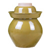Iosn pickle jar Sichuan ceramic earthenware small household old-fashioned sauerkraut large pickle jar pickle jar thickened 55 catties jar mouth heightened without inner cover gift package delivery logistics