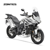 ZONTES 2026 new model 703F 19-inch Brembo caliper three-cylinder water-cooled 699cc ADV motorcycle bright silver (low version)