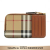 BURBERRY Classic Plaid Polyurethane Wallet Women's Brown New Year's Gift Basic Pack (Bag + Dust Bag)