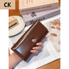 CHLING KAYAN Small ck women's bag ONISM STUDIO wallet women's long 2025 spring and summer new retro niche design mobile phone brown