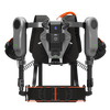Aosha intelligent electric upper-limb exoskeleton robot carries heavy objects to assist firefighting, rescue, logistics and warehousing. Smart motorized armor. Wearable assistive exoskeleton for rehabilitation. Human body assistance. FIT-U Pro