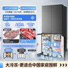 Midea Xiong Dundun 601L cross-door refrigerator ultra-thin zero-embedded dual system odor-free ultra-large capacity first-class energy efficiency trade-in BCD-601WUSPZM (E) national subsidy