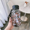 JD Logistics Water Cup Portable Filter Cup Ton-ton Bucket Anti-fall Student Outdoor Sports Fitness Water Bottle Black 800ml