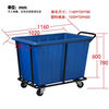 Laundry room linen storage cart hotel collection cart room service cart thickened plastic work clear blue large complete set of cart extra thick version with double bearings