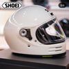 SHOEI Glamster retro full-face helmet Japanese original imported motorcycle helmet VESPA latte free running helmet WHITE (white) XXL