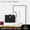 CinvaiKrose Bags Women's Bags Wallet Women's 2025 New Genuine Leather Wallet Niche Design Multi-Card Slot Coin Purse Black