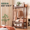 Wenna clothes rack floor-standing vertical solid wood coat rack for bedroom balcony can be used to hang clothes and dry clothes WN-YT1210H