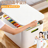 Visitor (FK) 10,000 popular items storage box desktop desk kitchen organizer box miscellaneous storage basket organizer storage box large thickened with lid 2 pieces (27*18*16)