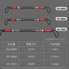 Adjustable arm strength bar for men's home training of arm grip strength, chest muscle training artifact, professional sports and fitness equipment 20/30/40KG, three-speed adjustable strength - high carbon steel spring