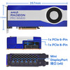 AMD Radeon PRO W6800 32G Simple Package Professional Graphics Card Workstation Graphics Card 6 Mini DP 1.4 Interface/250W TDP/Turbo Cooling Industrial Packaging