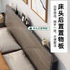 Solid wood bed 1.5mx2m bed rental master bedroom home double bed solid wood color single bed 1500mm*2000mm