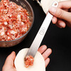 The central shopkeeper's filling spoon is a stainless steel dumpling artifact, wonton dumpling tool, stuffing stirring spoon, household stuffing scooping device, small dumpling maker