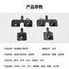 Zejie No. 5 No. 7 battery spring piece positive and negative contact piece spring piece 18650 battery box spring toy remote control No. 5 single piece opening slot upward 12*12mm (10 sets)