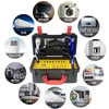 Jingstar High Temperature and High Pressure Steam Cleaner Home Appliances Air Conditioner Refrigerator Range Hood Pulse Wash Water Heater Washing Machine Cleaning Machine 12KG Touch Screen Entrepreneurship-Spray Gun Start and Stop Steam Cold and Hot Water Pulse Ozone