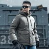 Dragon Tooth Fourth Generation Dragon Tooth Guardian Heavy Duty Tactical Coldproof Down Jacket Winter Thickened Warm Goose Down Jacket Extreme Night Black M 175/96A 161-175 catties
