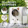 Guangdola Cat Bag Outing Portable Bag Large Capacity Autumn and Winter School Bag Cat Space Capsule Pet High-Looking Breathable Backpack