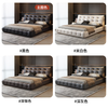 Van Lawrence Cloud Leather Bed Master Bedroom King Bed 1.8m x 2m High-End Light Luxury Style Double Storage Bed Including Mattress