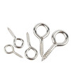 Peifan galvanized sheep's eye self-tapping screw hook lifting ring with ring sheep's eye nail self-tapping nail with loop closed ring 6# (10 pieces)