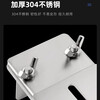 OIMG German whetstone fixed bracket 304 stainless steel sink anti-slip adjustment household kitchen knife scissors sharpening artifact whetstone bracket + whetstone (color random)