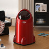 Living room trash can 2025 new model household bend-free high-looking simple bedroom kitchen trash can toilet paper basket Bordeaux red with wheels