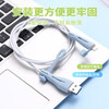 CLCEY charger protective cover anti-breakage anti-break charging cable suitable for Apple Huawei vivo iphone Xiaomi oppo charger mobile phone anti-break buckle winder Android universal white 1 set with dust cover