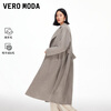 VEROMODA woolen coat for women 2025 winter new style raglan sleeves belt atmospheric simple coat versatile 325427002