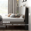 Solid wood bed 1.5mx2m bed rental master bedroom home double bed solid wood color single bed 1500mm*2000mm